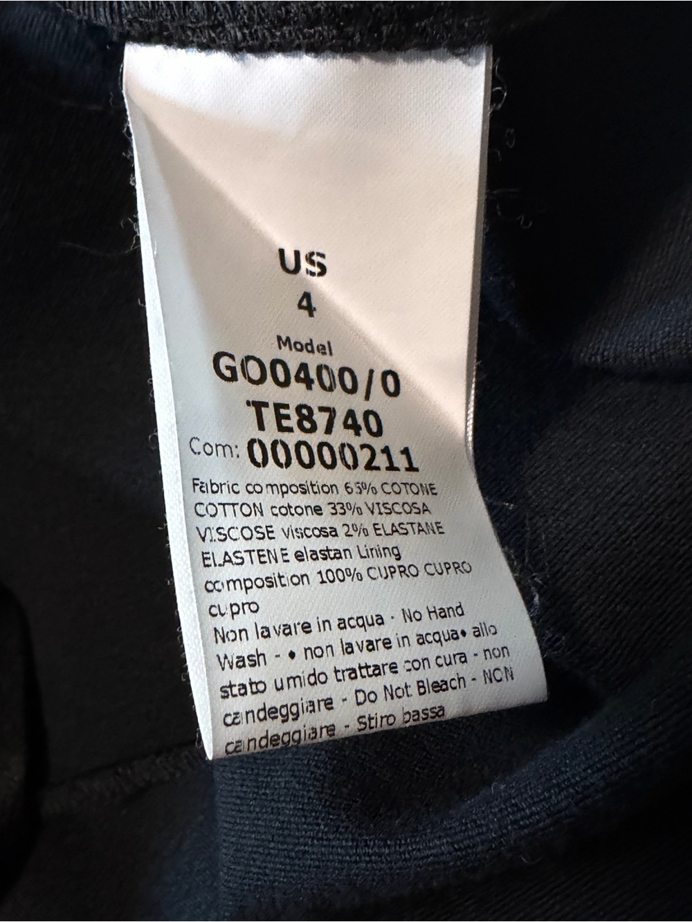 G. Label by goop Structured Black Sheath Dress - Size 4 - Picture 8 of 9